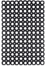 Dørmatte i gummi 40 x 60 cm